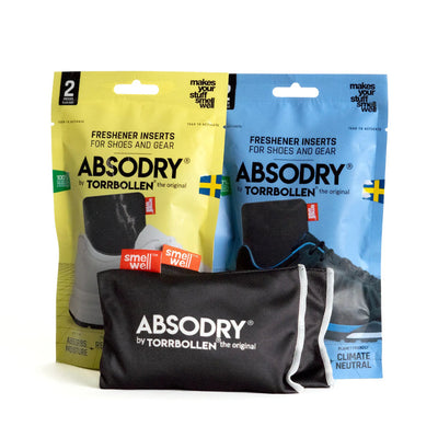 Absodry X SmellWell Deodorising Inserts for Shoes & Bags